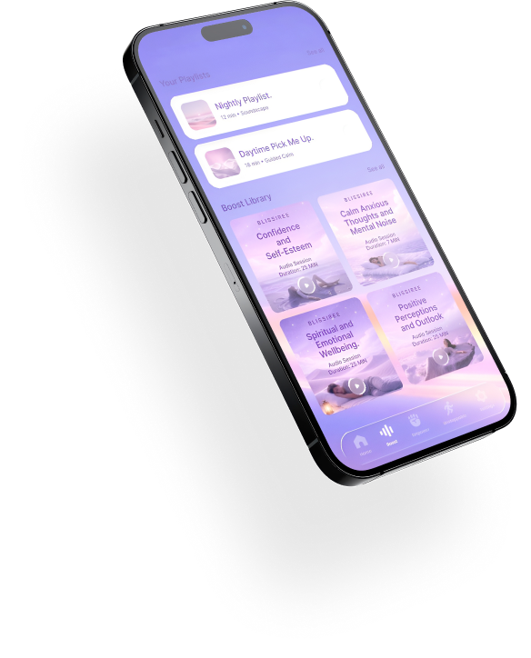 Blissiree app on phone